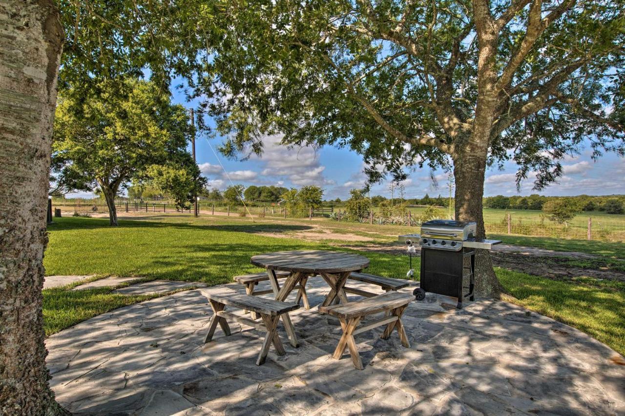 Peaceful Schulenburg Farmhouse With Fire Pit And Grill Zewnętrze zdjęcie